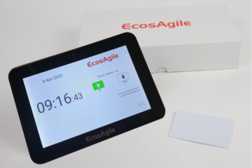 EcosAgile Rilevazione Presenze timbracartellino wifi digitale badge NFC