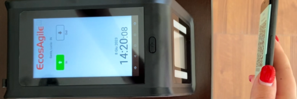 QR Code Attendance tracking with door opener capability