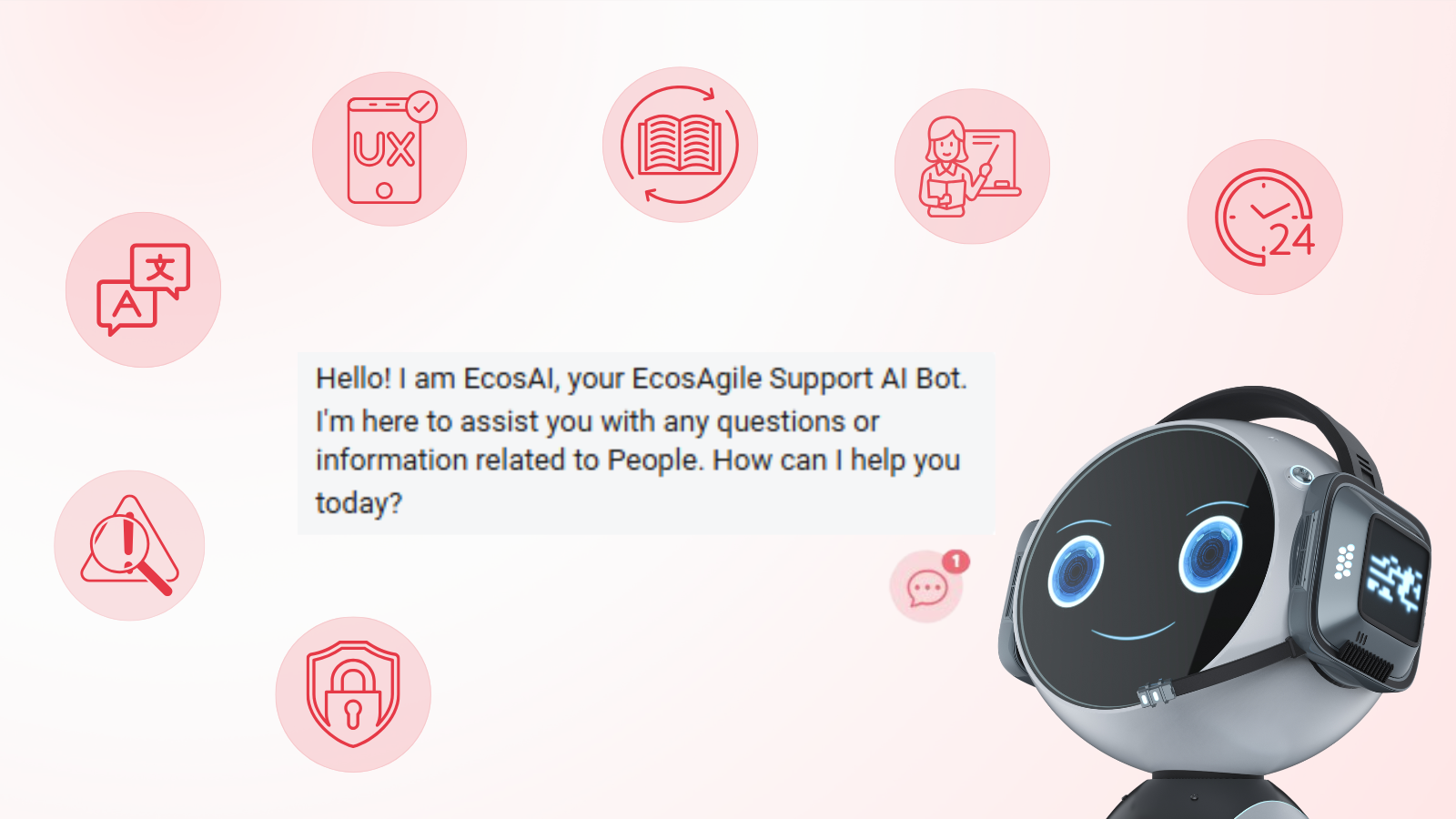 Chatbot Virtual Assistant AI HR Support