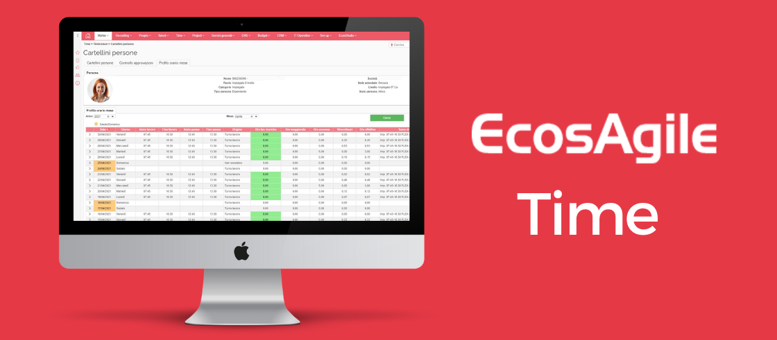 EcosAgile HR Software Gestion de presencias ausencias