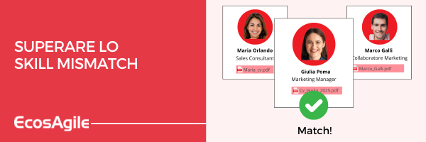 Skill Mismatch Competenze Crescita Soft Skills Innovazione Tecnologica Upskilling Reskilling Mappatura Talent EcosAgile