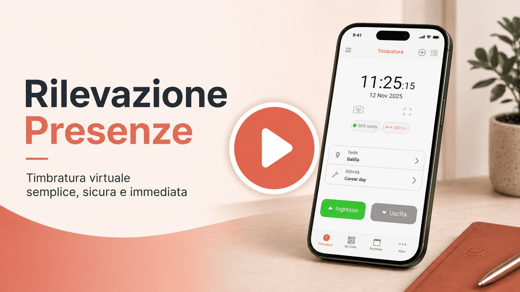 app etime rilevazione presenze dipendenti timbratura