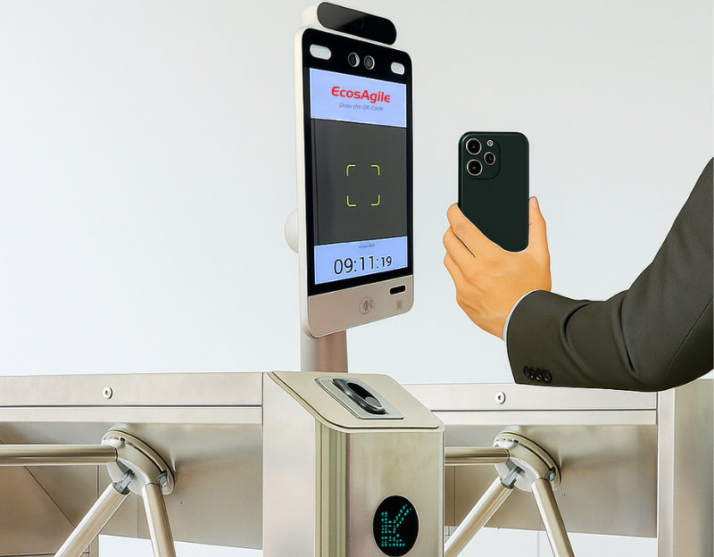 Acquista Timbracartellino Marcatempo Timbratore Rilevazione Presenze Badge NFC QR CODE Timbratura Virtuale EcosAgile