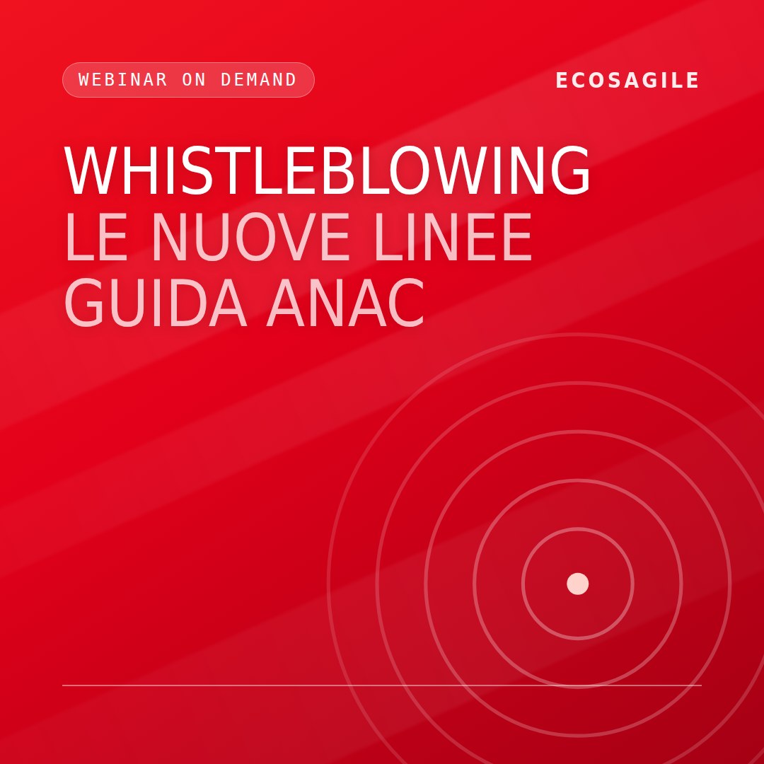 Copertina del webinar: Whistleblowing: le nuove linee guida ANAC